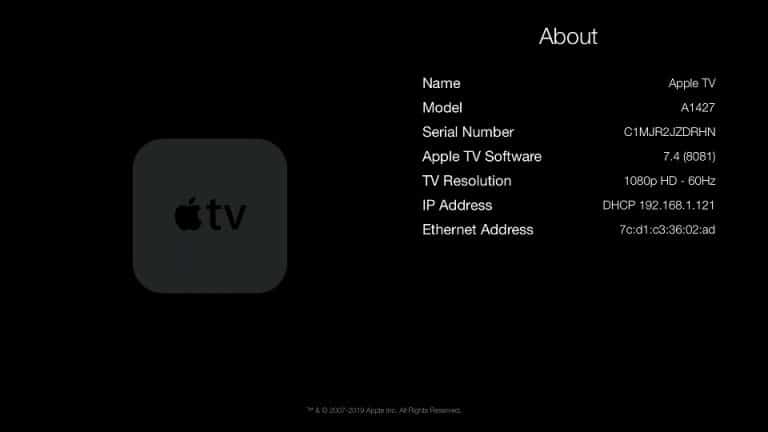 Как откатить apple tv 3