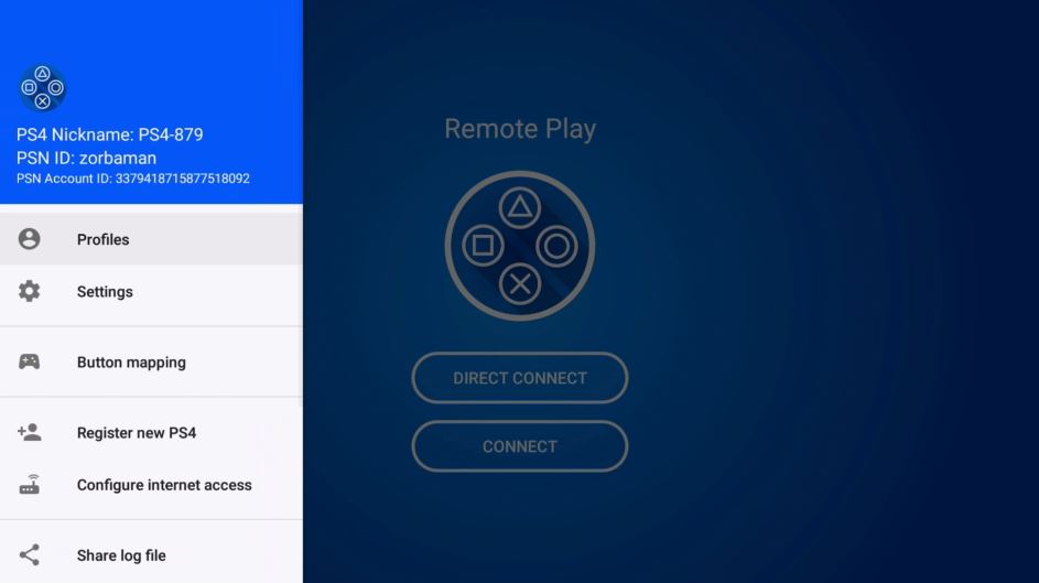 ps remote play fire tv